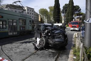 Ciro Immobile - choque de auto