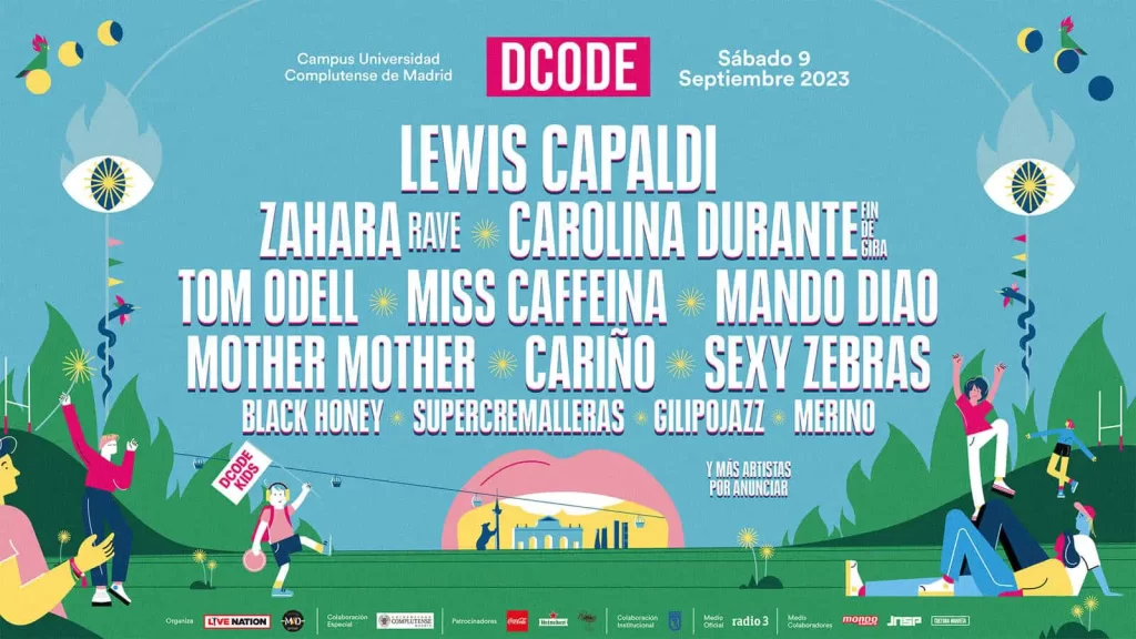 Dcode Festival 2023 con Lewis Capaldi, Zahara, Carolina Durante y más en Madrid: cartel, entradas y detalles
