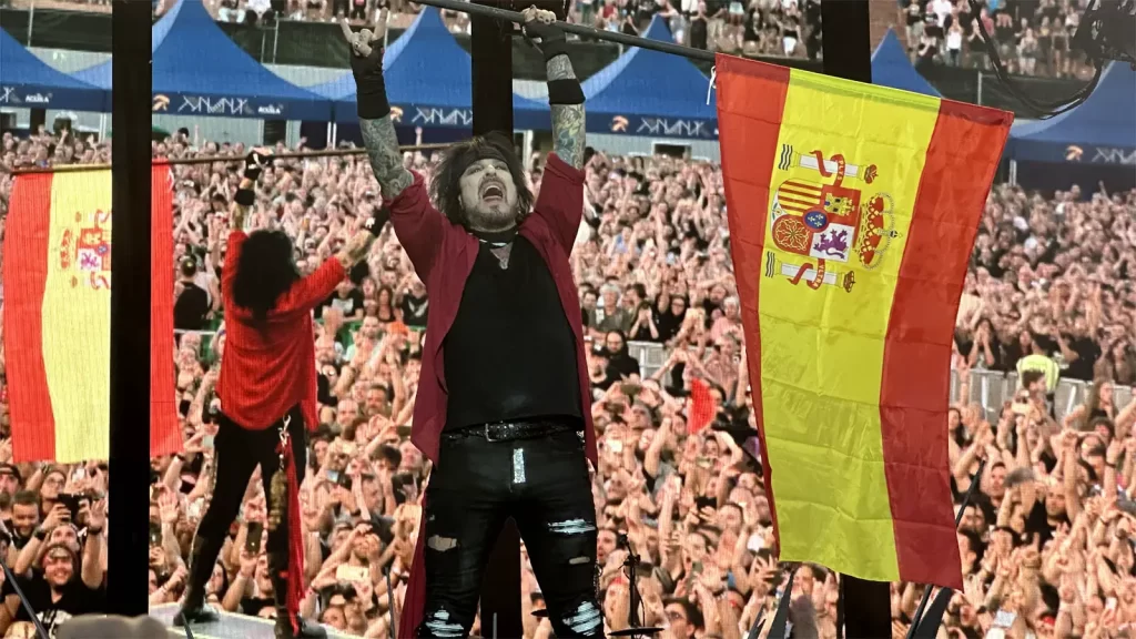 niki sixx motley crue madrid 2023