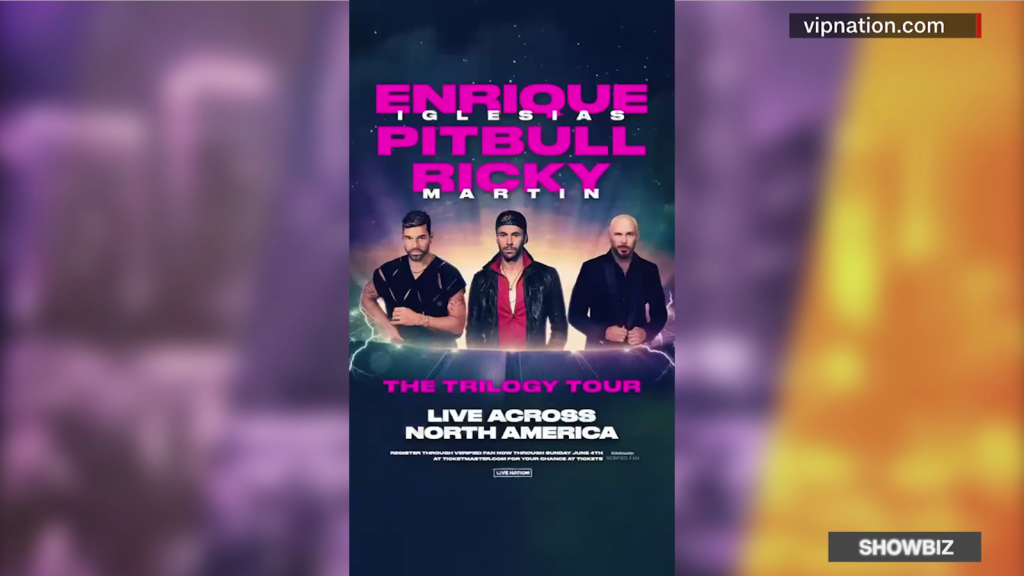 Enrique Iglesias, Ricky Martin y Pitbull unen sus talentos en gira musical