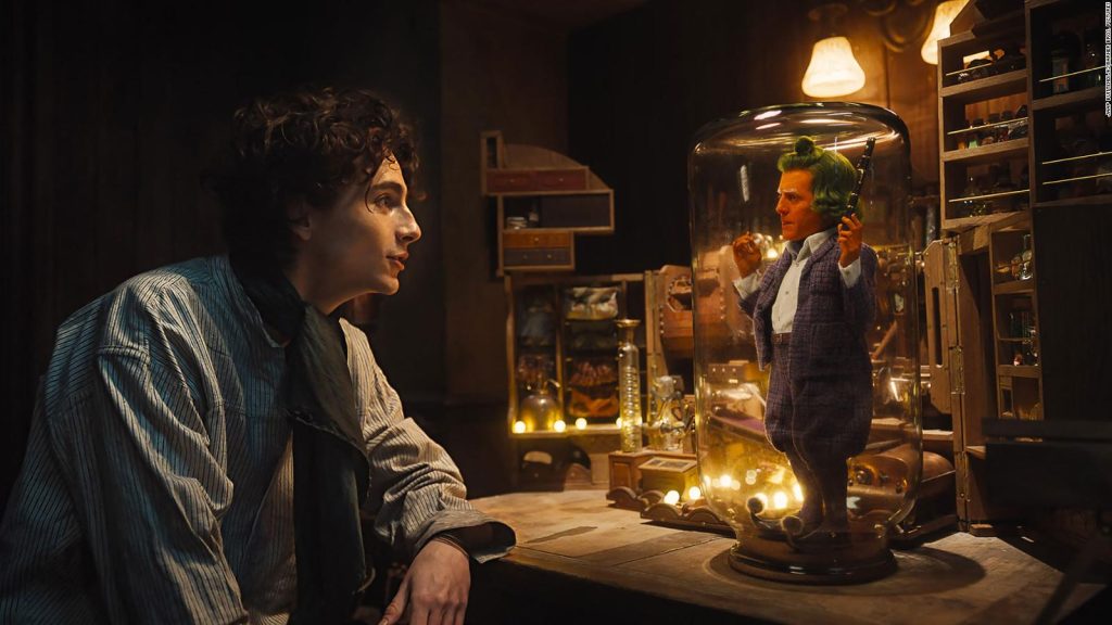Así se ve Timothée Chalamet como Willy Wonka y Hugh Grant como un Oompa-Loompa| Video