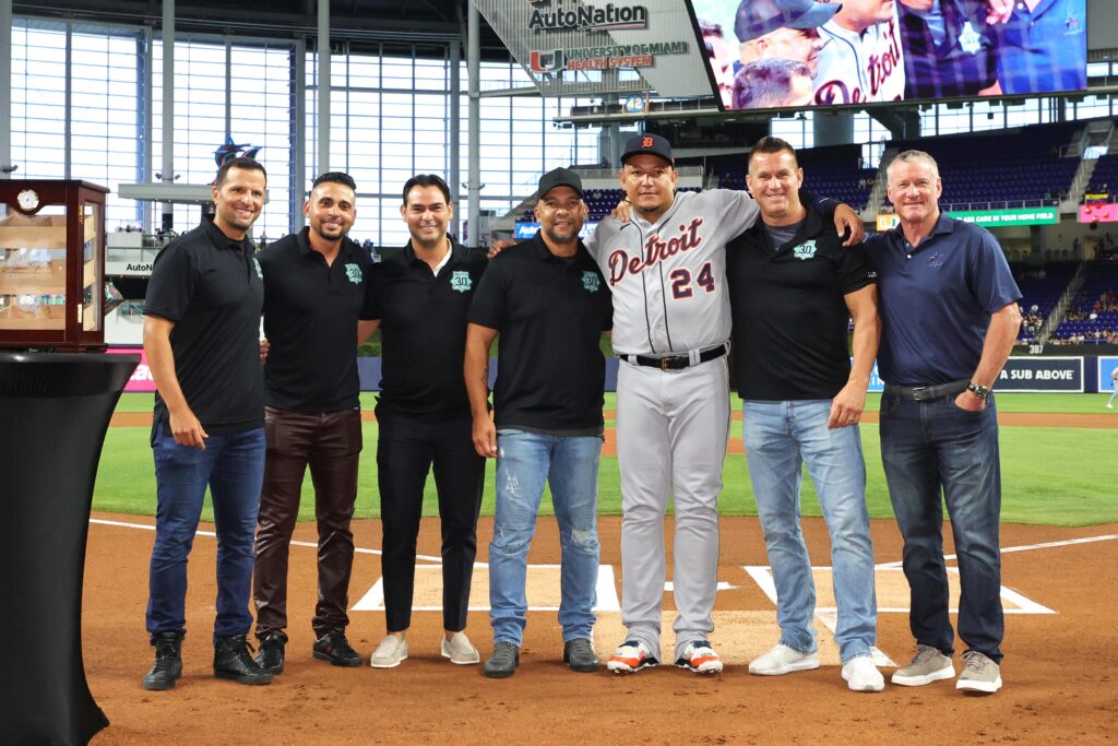 Celebrando a Miggy: Los Marlins rindieron tributo a Miguel Cabrera
