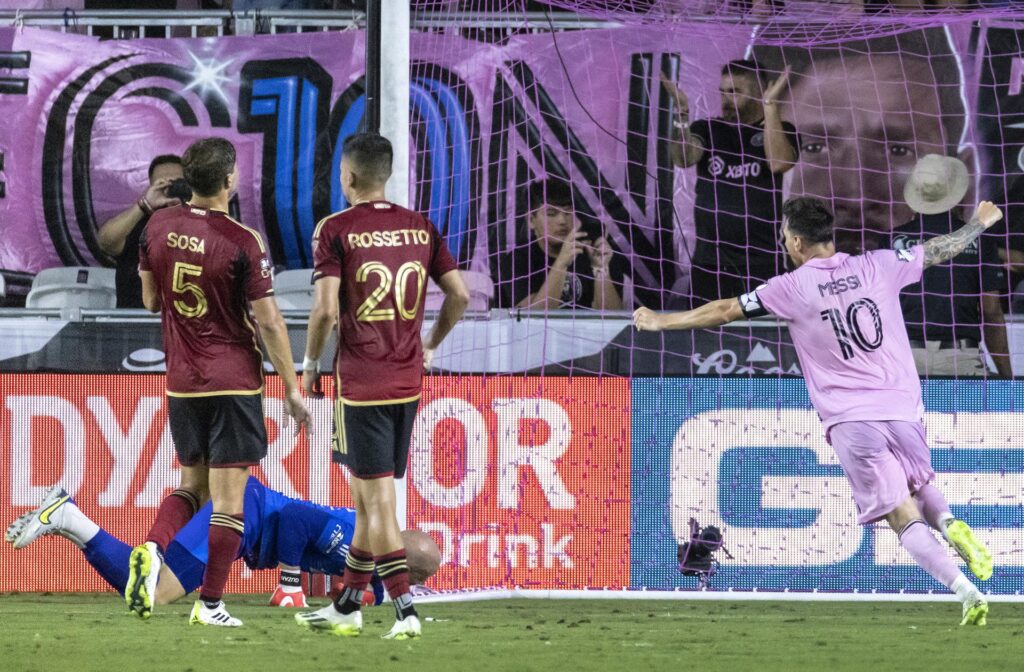 Messi anotó dos goles en la victoria del Inter de Miami
