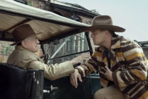 Robert DeNiro y Leonardo DiCaprio en Los asesinos de la luna