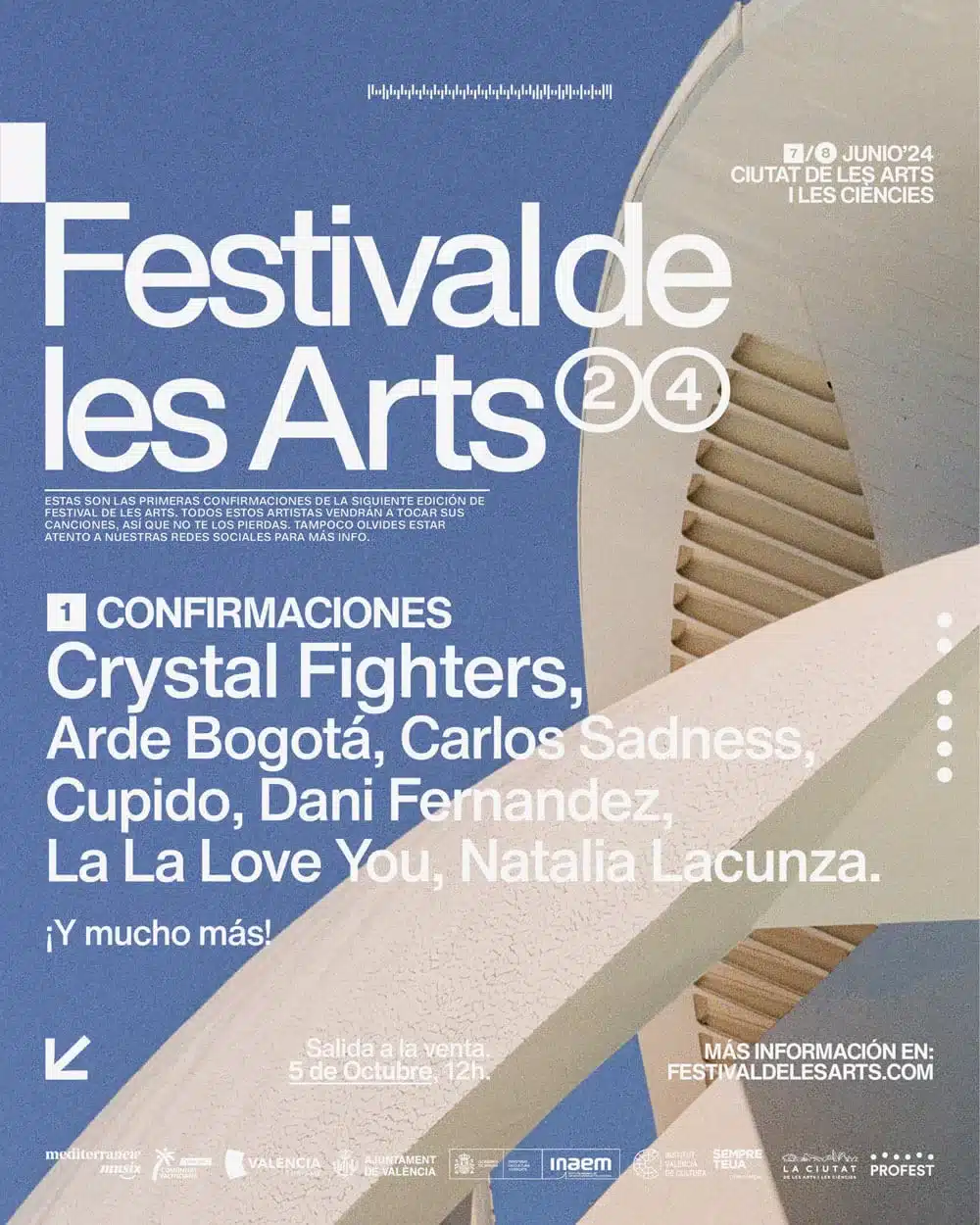 Festival de les Arts 2024 en Valencia: entradas, cartel y detalles 5 festival de les arts 2024 cartel jpg