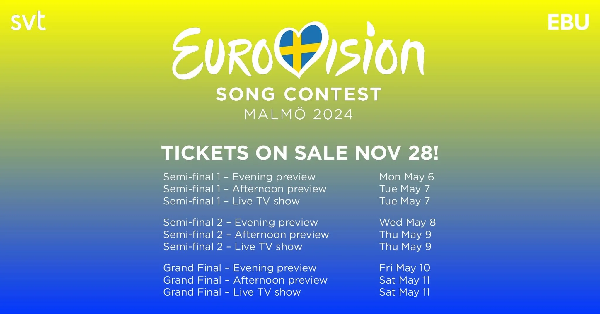 Comprar entradas Eurovisión 2024: precio y cuándo salen a la venta 6 F 8KC1VWwAAEVrn jpg