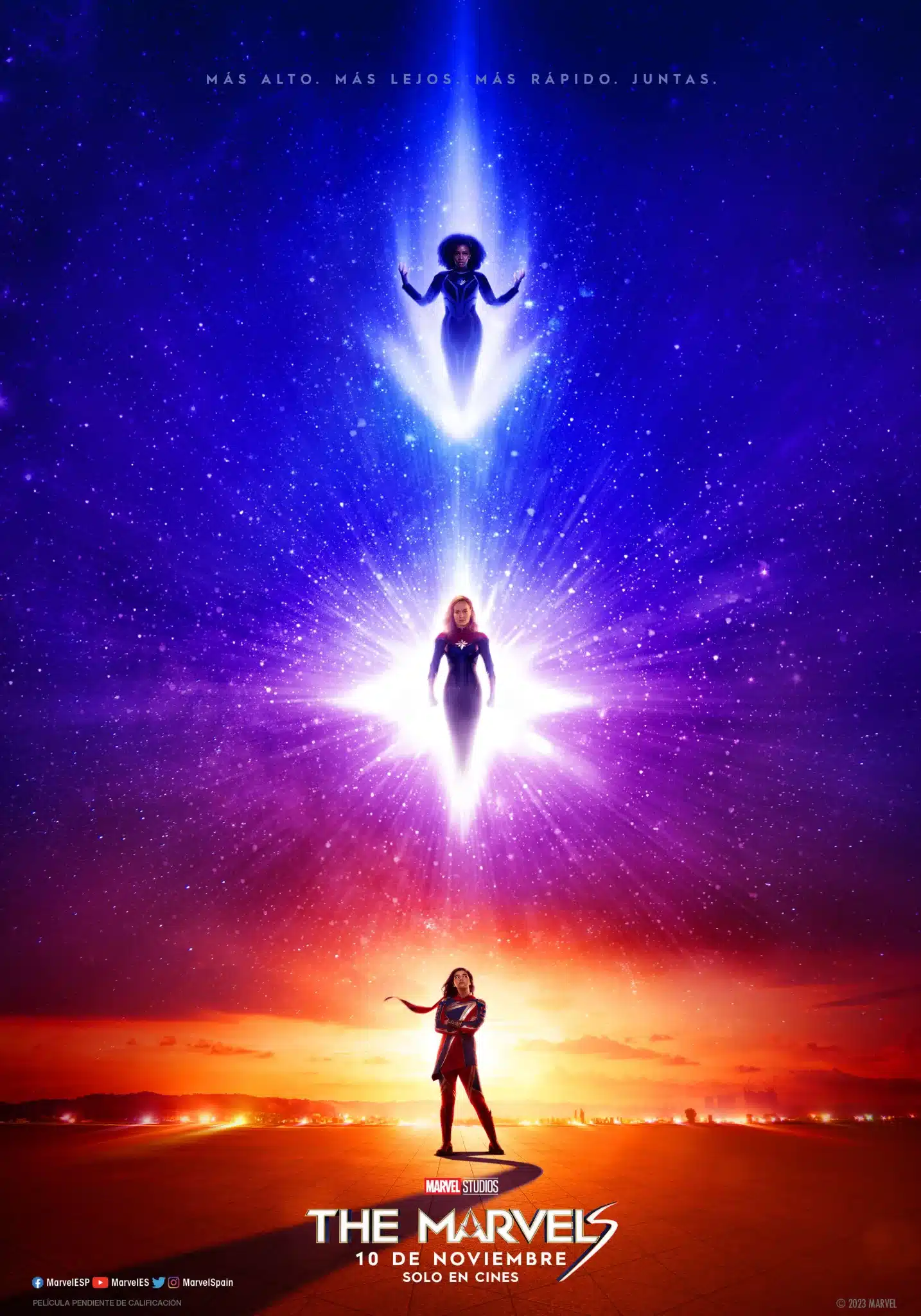 The Marvels, banda sonora y todas las canciones que suenan en uno de los estrenos del año de Marvel 10 GOATR 001A G SPA ES 70x100 1 scaled