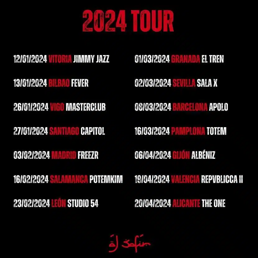 Conciertos de Al Safir en España en 2024: ciudades, entradas y detalles 6 al safir tour jpg