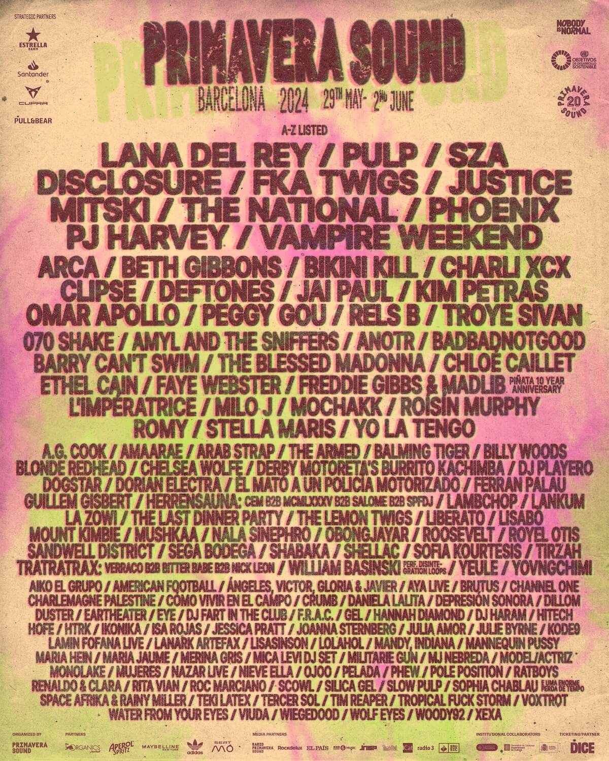 cartel primavera sound 2024 1