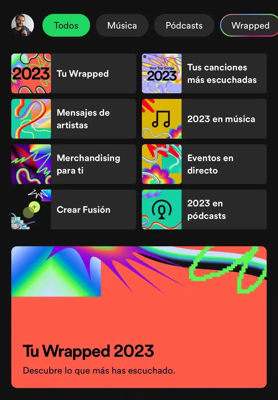 spotify wrapped 2023 movil jpg