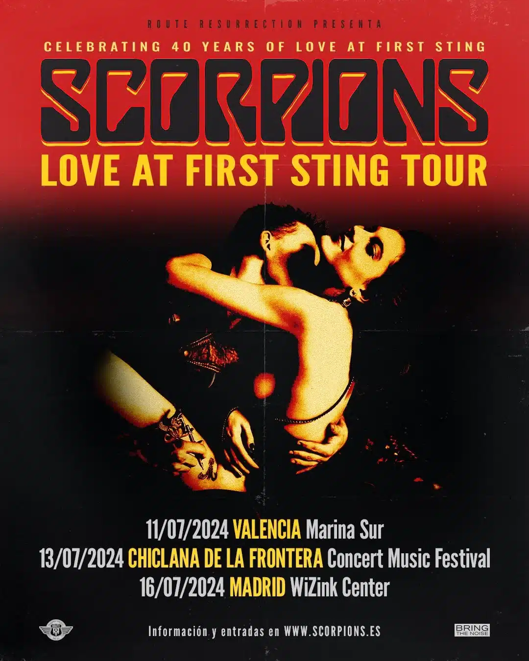 Conciertos de Scorpions en Madrid, Valencia y Chiclana en julio de 2024: entradas y detalles 6 scorpions gira 40 jpg