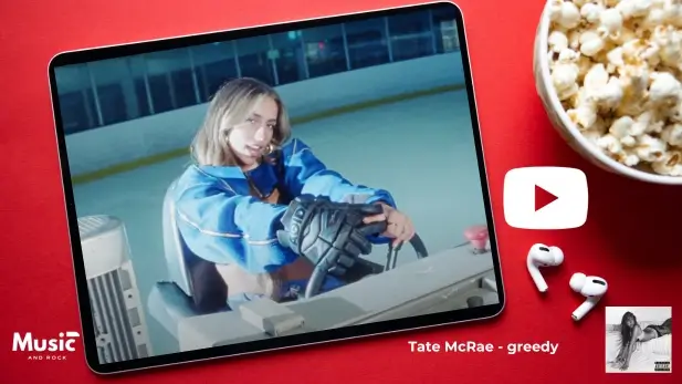 La cantante Tate McRae y su hit greedy