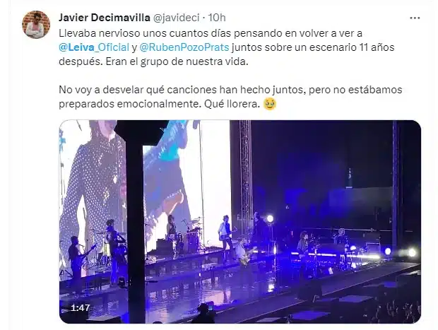 Leiva en Madrid junto a Rubén Pozo (19-12-2023): setlist, fotos y vídeos 5 video leiva 1 jpg