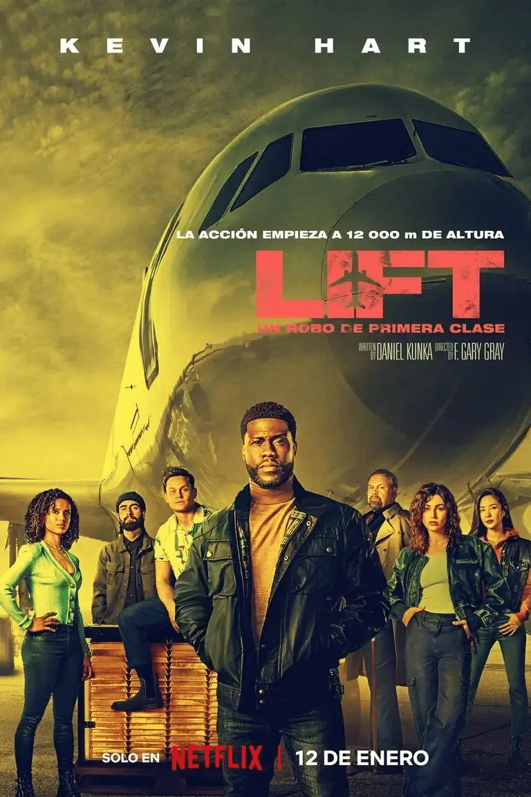 Lift: Un robo de primera clase, banda sonora y todas las canciones que suenan en la película de atracos de Netflix 5 Póster de Lift Un robo de primera clase