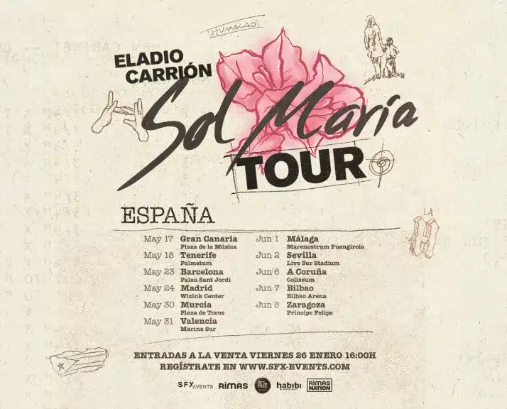 Ahora sí, conciertos de Eladio Carrión en mayo y junio de 2024 en España: fechas, entradas y ciudades 4 eladio carrion conciertos 2024 jpg