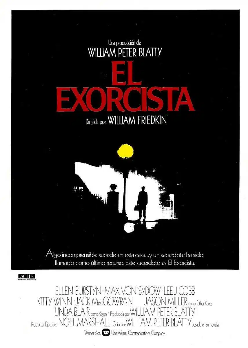 El Exorcista, banda sonora y canciones que suenan en una de las películas más terroríficas de la historia del cine 6 Póster de El Exorcista 1