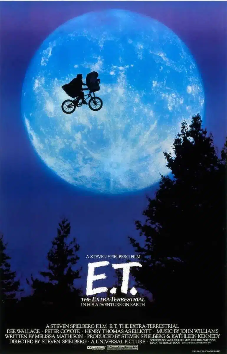 E.T. el extraterrestre, banda sonora y canciones de la gran fábula de ciencia ficción de Spielberg y Williams 8 Póster de E.T. el extraterrestre