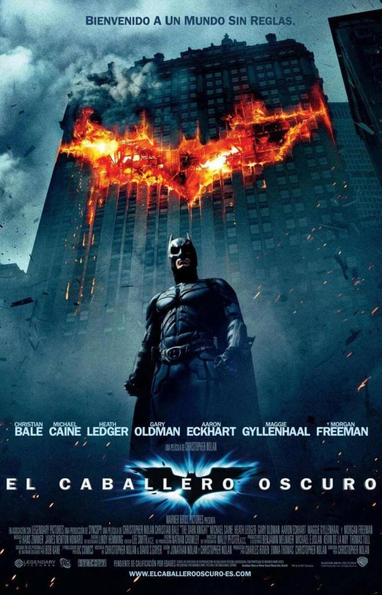 El caballero oscuro, banda sonora y canciones de una de las mejores películas de superhéroes de la historia 6 Póster de El caballero oscuro