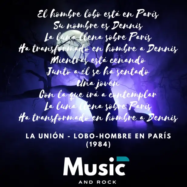 La Unión - Lobo-hombre en París La letra de la canción