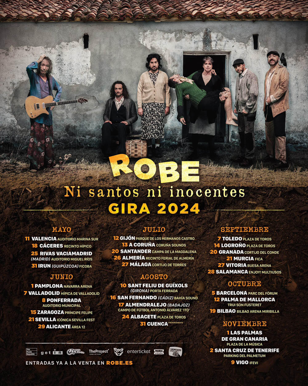 Robe empezó su gira 2024 en Valencia, setlist y vídeos 4 robe 2024 conciertos