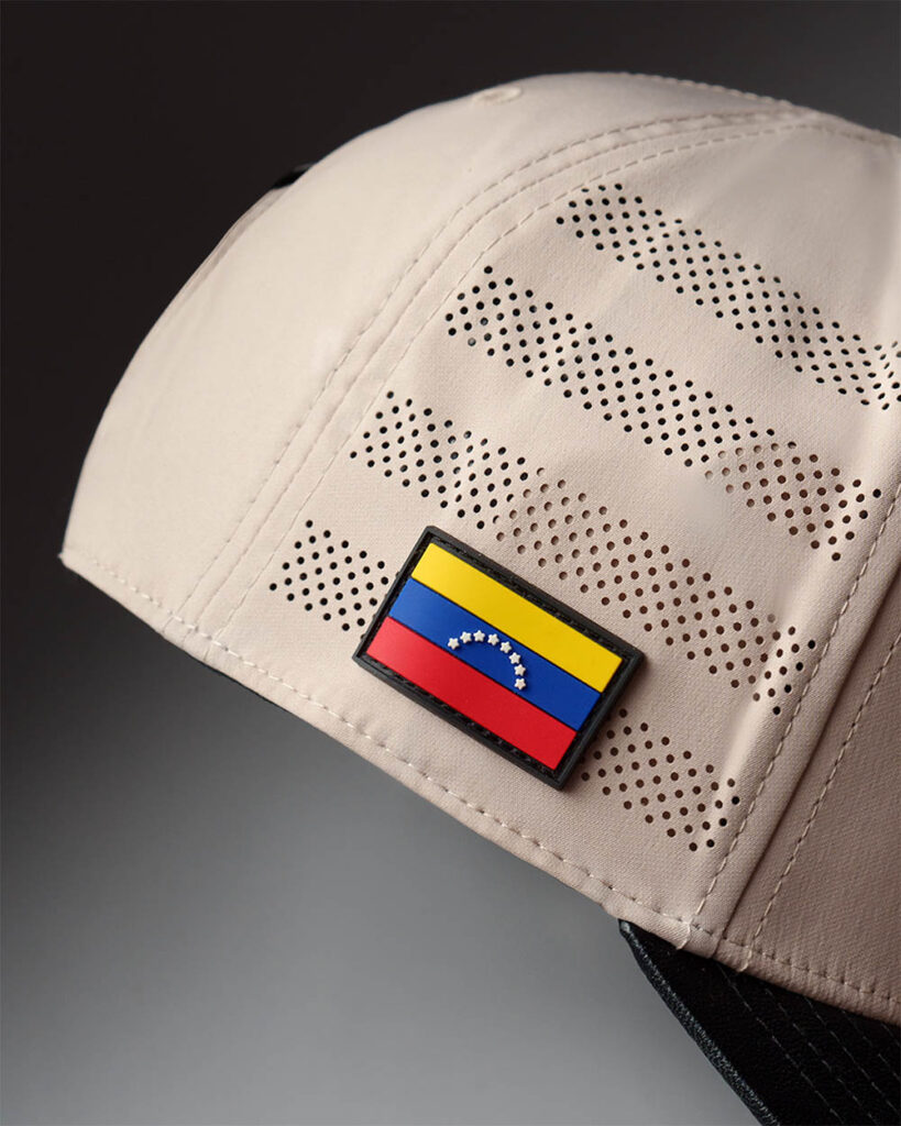 Detalle lateral bandera Vzla Jagi