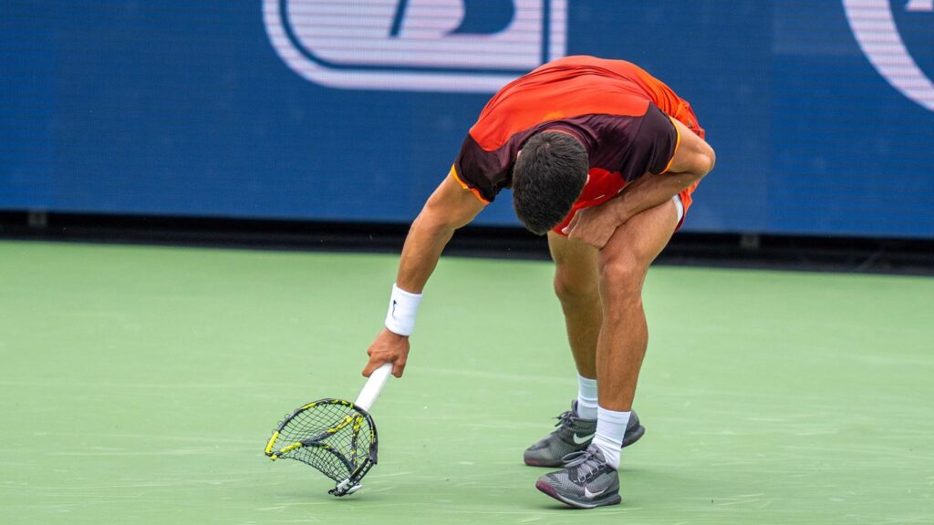 Alcaraz pidió perdón por su actitud en Cincinnati