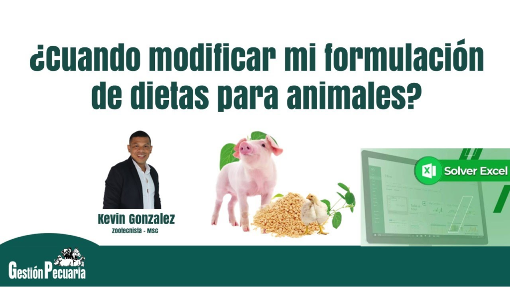 Treseus |Formulación de Dietas según la Clase de Animal y su Etapa Productiva