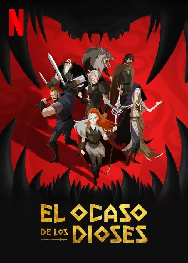 El Ocaso de los Dioses, banda sonora de la serie de Zack Snyder 4 el ocaso de los dioses poster