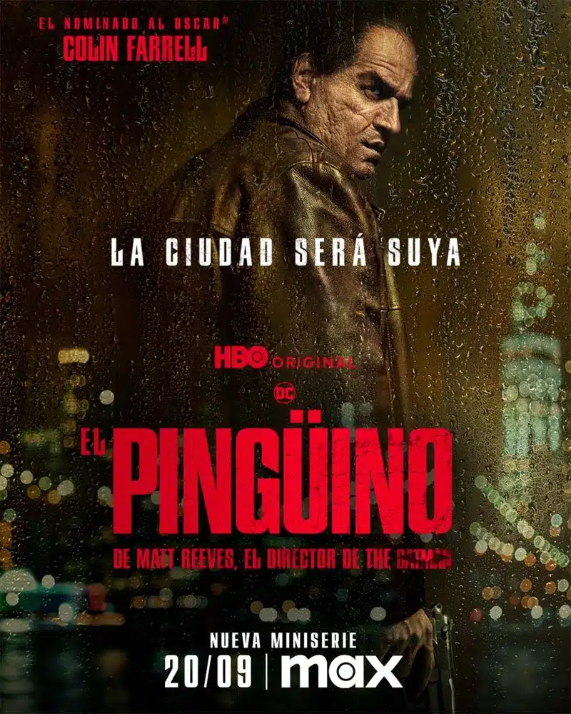 El Pingüino, banda sonora y canciones de la serie sobre el villano de Batman 5 el pinguino poster ES jpg