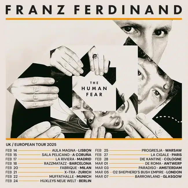 Franz Ferdinand vuelve a España con tres conciertos en A Coruña, Madrid y Barcelona en 2025 4 franz ferdinand gira 2025