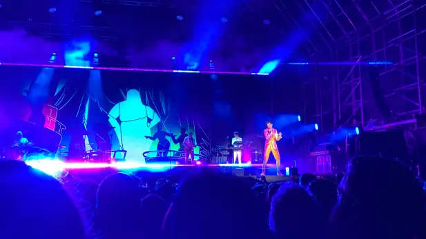 Mika, en un momento del show