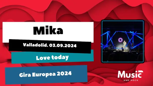 Concierto de Mika en Valladolid. Love today