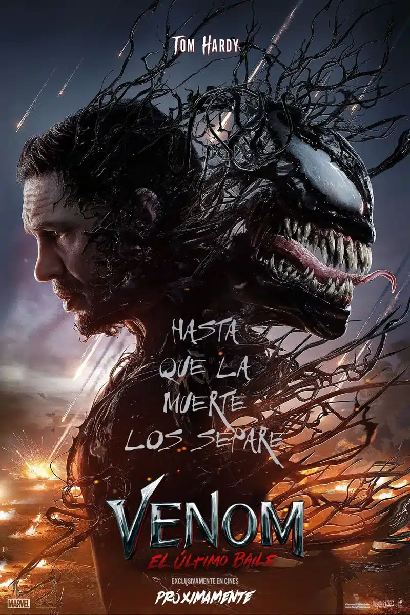 Vemon 3 - El Último Baile, banda sonora y canciones de la película de Marvel 4 venom 3 poster ES jpg