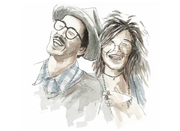 Janis Joplin y Robert Crumb
