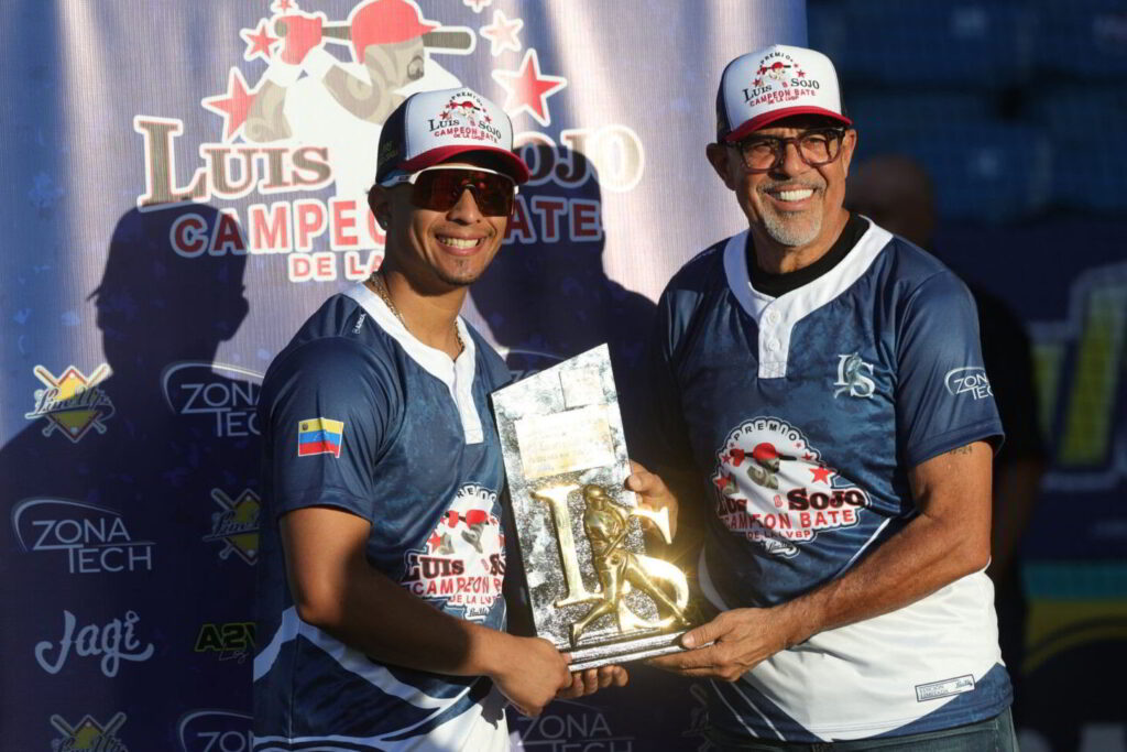 Patrocinado por Jagi Caps: Lorenzo Cedrola recibió Premio Luis Sojo de campeón bate