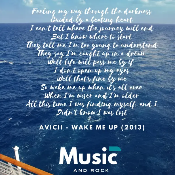 Letra de Wake me up de Avicii