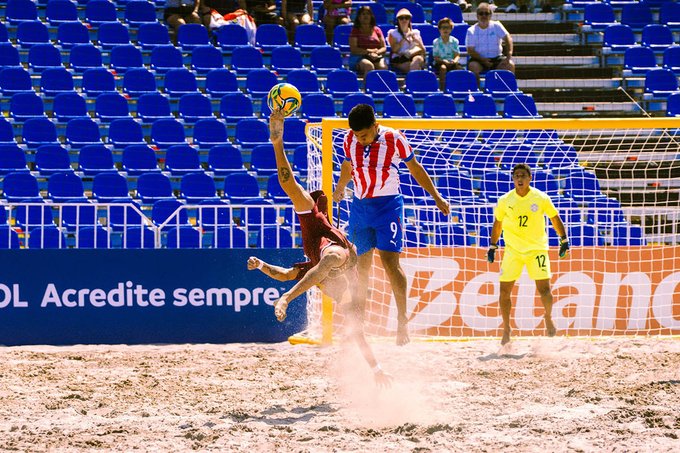 Buen debut: Venezuela vence a Paraguay en inicio de Copa América de Fútbol Playa