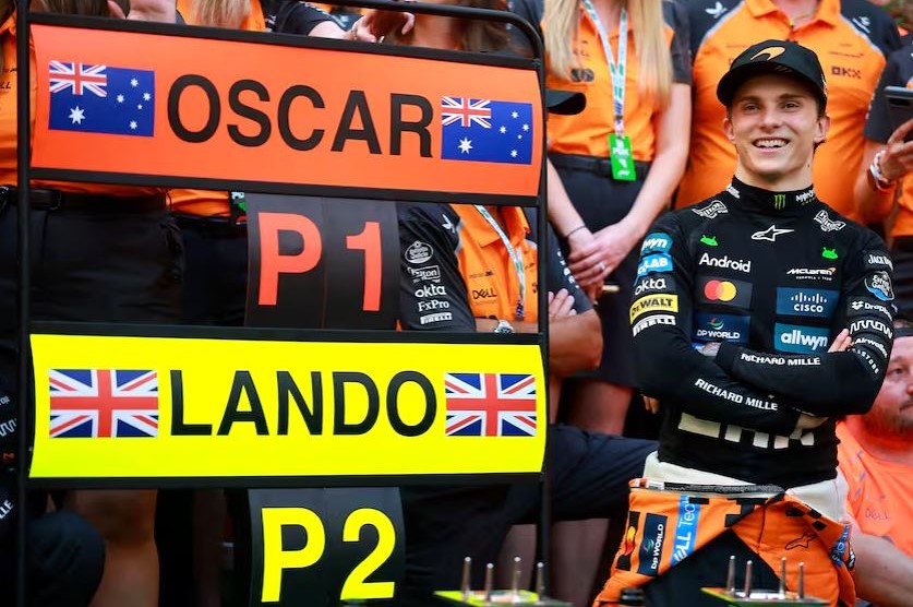 Piastri gana el GP de Miami: avanza como líder de la Fórmula Uno