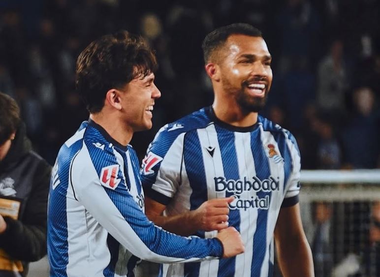 Jon Aramburu y Yangel Herrera - Real Sociedad