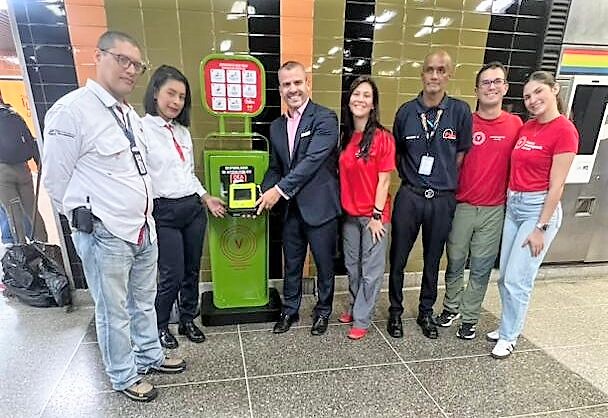 Estación La Hoyada del Metro ya es zona cardioprotegida con apoyo de Venemergencia 1 Imagen referencial destacada