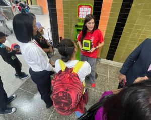 Estación La Hoyada del Metro ya es zona cardioprotegida con apoyo de Venemergencia