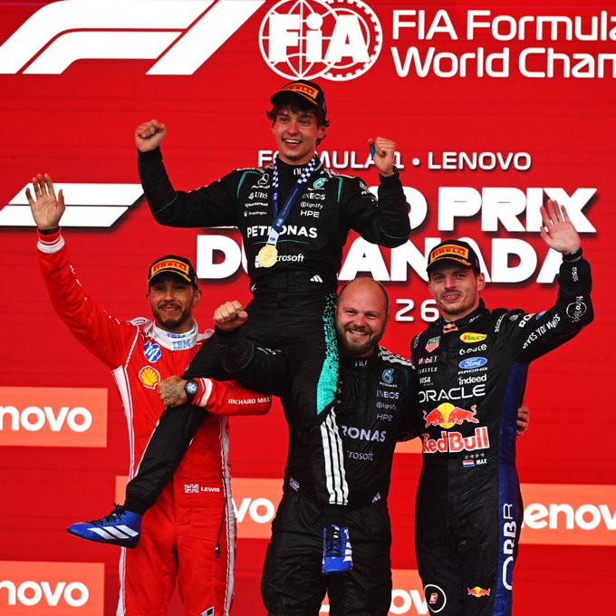 Fórmula 1: Andrea Kimi Antonelli gana también en Montreal el GP de Canadá 2026