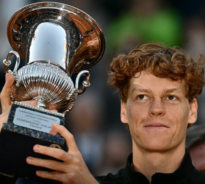 Tenis profesional: Sinner gana el Abierto de Roma haciendo historia en diferentes sentidos