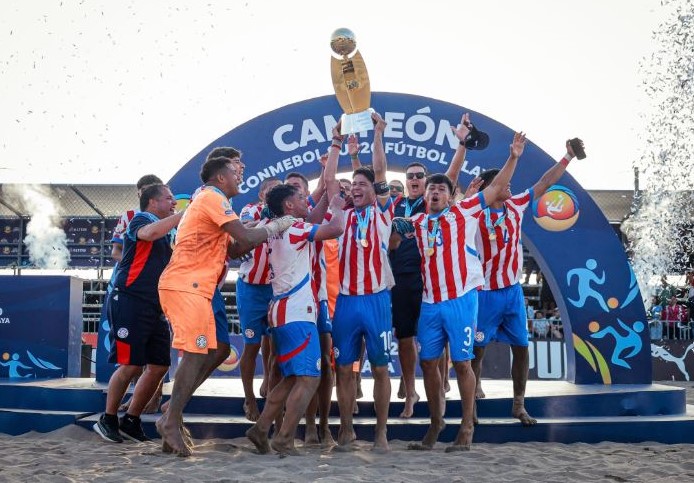 Fútbol playa Sub-20: Paraguay es bicampeón y Venezuela logró el bronce