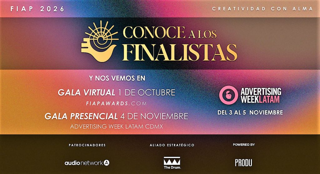 Creatividad iberoamericana: FIAP anuncia el shortlist de su edición 2026 3 Imagen para acompanar el cuerpo de texto