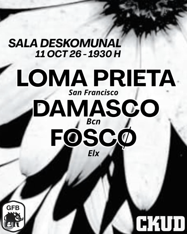 r/independentspain - Loma Prieta hacen tour por España y les telonean Crossed y Nada de Valor en Mardid, y FOSCØ y Damasco en Barcelona
