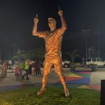 Estatua de Messi en Maracaibo