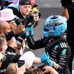 Por una décima: George Russell ganó a Max Verstappen en el GP de Azerbaiyán