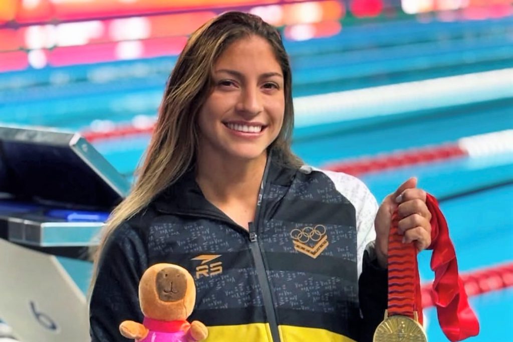 Reinando en las aguas: Lismar Lyon se cubre de oro en los Juegos Suramericanos