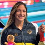 Reinando en las aguas: Lismar Lyon se cubre de oro en los Juegos Suramericanos
